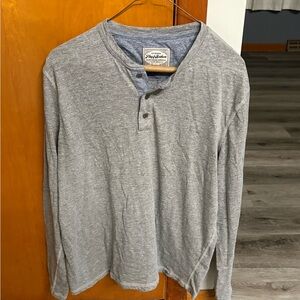 Flag and Anthem Henley mens sz L